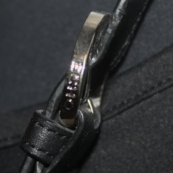 Large ECHO Suede Leather Flap Over Slouchy Shoulder Bag Handbag Purse - Picture 7 of 14